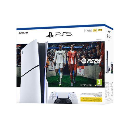 PlayStation  PS5 Standard Slim Version + Fifa-26 Voucher Bundle