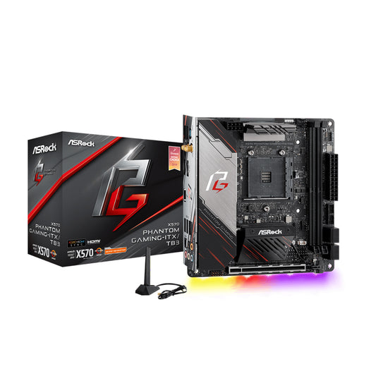 ASRock X570 Phantom Gaming-ITX/TB3 Mini ITX Thunderbolt 3 AMD Motherboard Model X570 Phantom GAM ITX