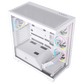 Acegeek Case Nebula Pro ATX Case White with RGB 5 fans -White