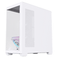Acegeek Case Nebula Pro ATX Case White with RGB 5 fans -White