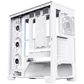 Acegeek Case Nebula Pro ATX Case White with RGB 5 fans -White
