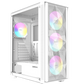 RAIDMAX V217 Mesh Gaming Case with 4 ARGB Fans –White