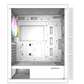 RAIDMAX V217 Mesh Gaming Case with 4 ARGB Fans –White