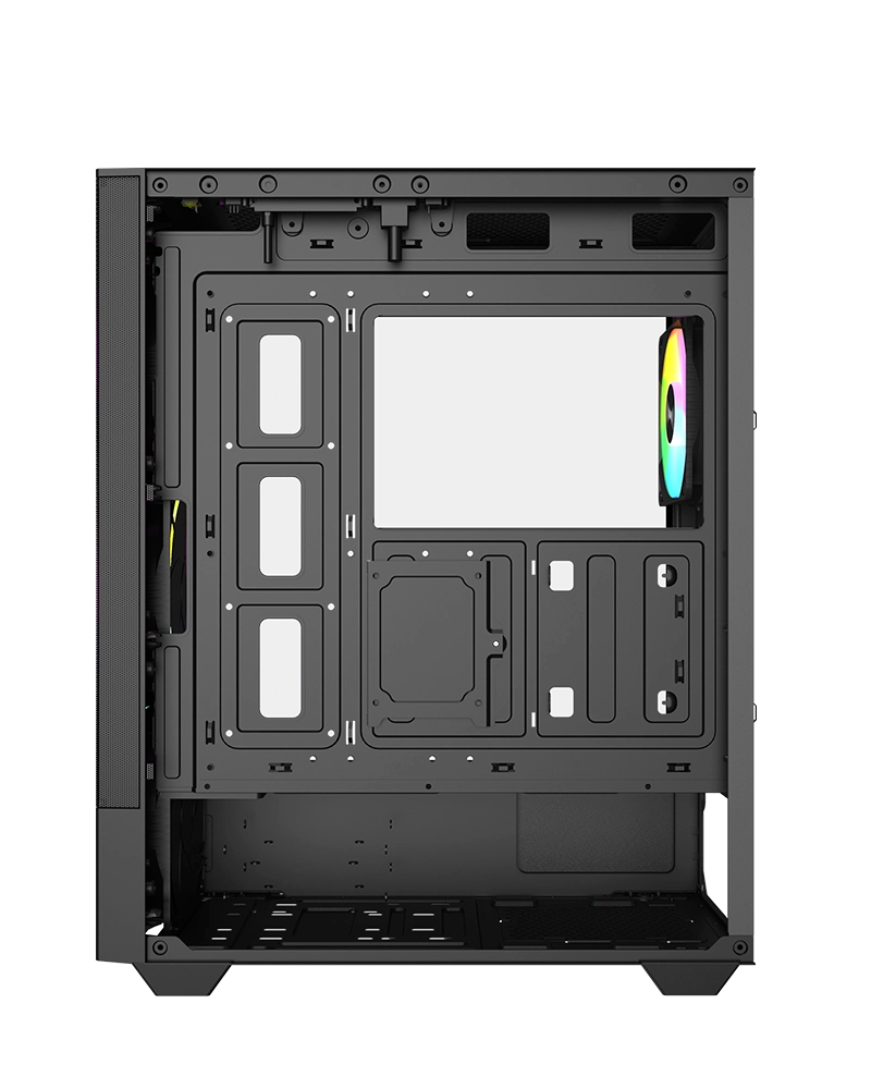 RAIDMAX V218 Mid Tower PC Case – ARGB Gaming Case with Mesh Front-Black