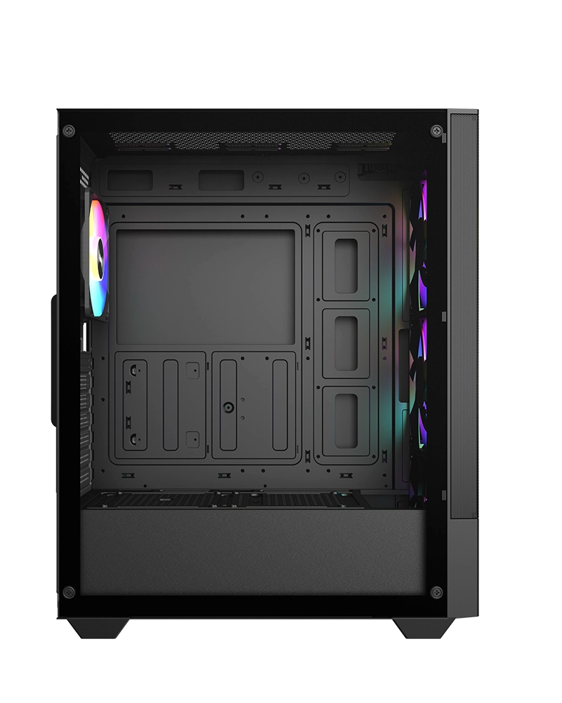 RAIDMAX V218 Mid Tower PC Case – ARGB Gaming Case with Mesh Front-Black