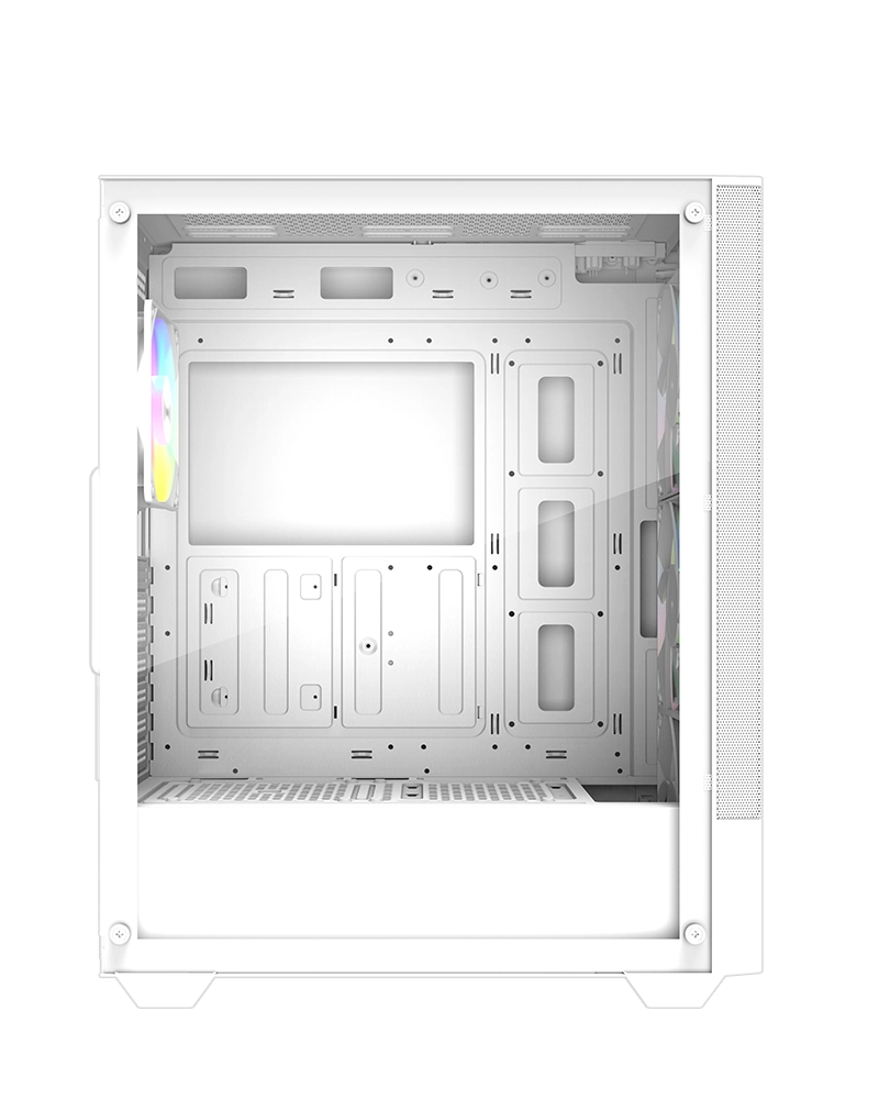 RAIDMAX V218 Mid Tower PC Case – ARGB Gaming Case with Mesh Front-White