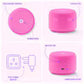 Yango Yasmina Lite AI Smart Speaker, Bilingual Arabic & English, Music, Stories, Quran, Screen-free Learning for Kids, Routine helper for Parents, pink