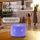 Yango Yasmina Lite AI Smart Speaker, Bilingual Arabic & English, Music, Stories, Quran, Screen-free Learning for Kids, Routine helper for Parents, pink
