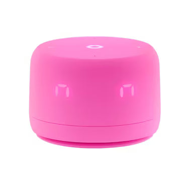 Yango Yasmina Lite AI Smart Speaker, Bilingual Arabic & English, Music, Stories, Quran, Screen-free Learning for Kids, Routine helper for Parents, pink