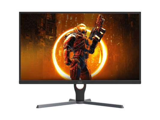 AOC 24G11E Gaming Monitor, 24" FHD IPS Display, 180Hz Refresh Rate, 0.5ms (MPRT) Response Time, 16.7m Display Colors, AdaptiveSync Technology, 3-Sided Frameless, Black -24G11E