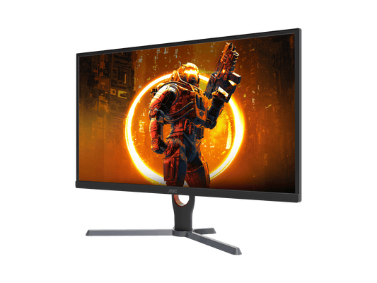 AOC 24G11E Gaming Monitor, 24" FHD IPS Display, 180Hz Refresh Rate, 0.5ms (MPRT) Response Time, 16.7m Display Colors, AdaptiveSync Technology, 3-Sided Frameless, Black -24G11E