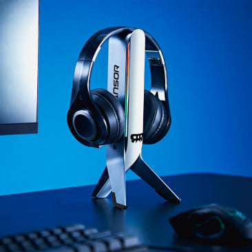 RANSOR® Gaming Rocket Launcher Premium Headphone Stand - USB Extension Hub - RNSR-AC-HS-01