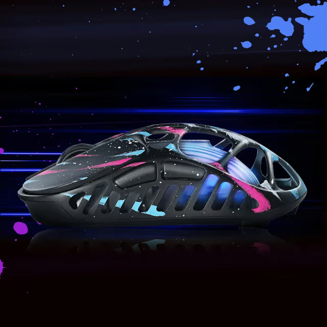 GRAVASTAR MERCURY X PRO GM+8K Special Edition Neon Graffiti  MAGNESIUM ALLOY WIRELESS GAMING MOUSE,GSX  PRO_CG_BLK
