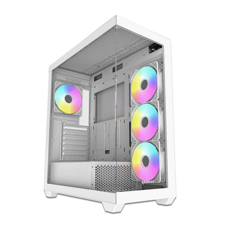 RAIDMAX Infinita i800 ATX Mid Tower PC Case,White