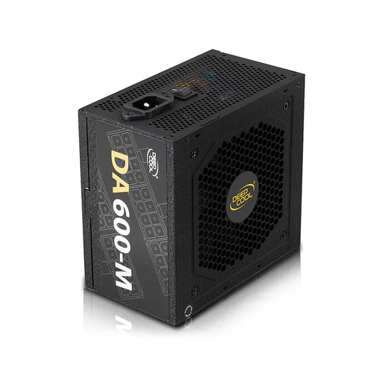 Deepcool DA600-M 80 Plus Bronze certified 600W Power Supply,140mm PWM Silent Fan,DP-BZ-DA600-MFM