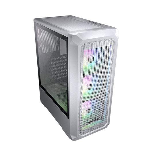 Cougar Archon 2 Mesh RGB, Elegant ARGB Mid Tower Case with Powerful Mesh Intakes, White