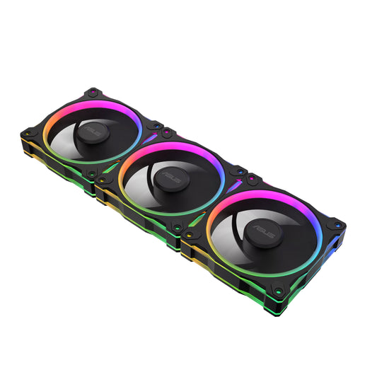 Asus Prime MR120 Fan ARGB Reverse 3 Pack Cabinet Fan Black