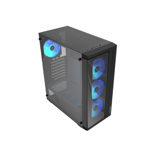 Raidmax X922 ATX Mid-Tower Gaming PC Case – Mesh Front, Tempered Glass, 4 ARGB Fans - Games Corner  Games Corner 