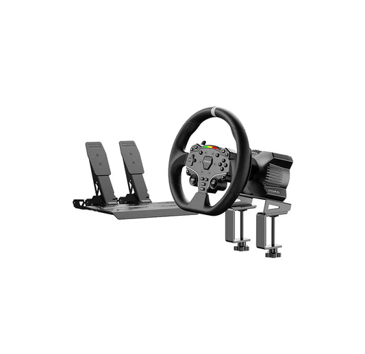 MOZA R3 Direct Drive Racing Wheel Base for PC, 3.9Nm Peak Torque, Direct Drive Force Feedback, 15-Bit Encoder, Quick Release, 1000Hz USB, Aviation Aluminum Housing, Table Clamp Included Games Corner 