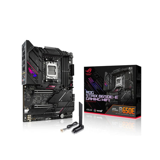 Asus ROG Strix B650E-E Gaming WiFi AM5-LGA1718 Ryzen 7000 Gaming ATX Motherboard(16+2 Power Stages,DDR5,4X M.2 Slots, PCIe® 5.0, WiFi 6E, 2.5G LAN,USB 3.2 Gen-GC