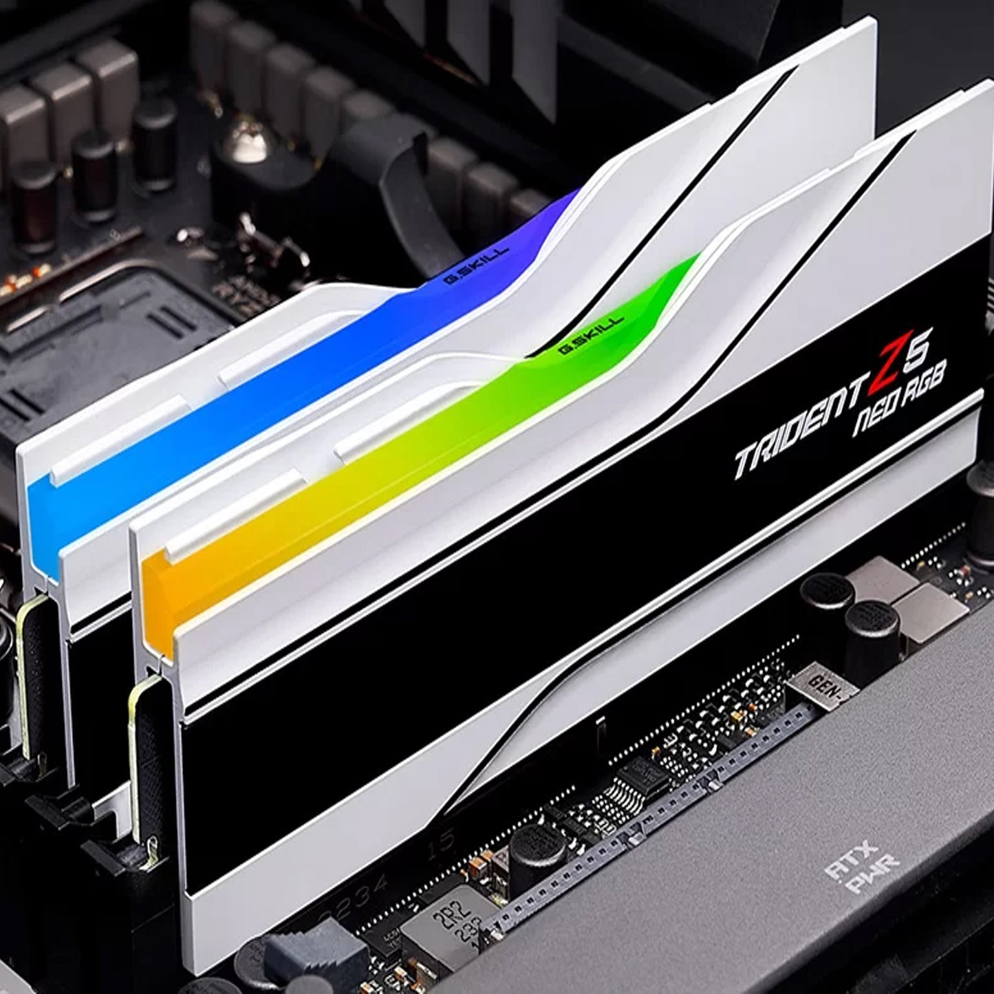 G Skill Trident Z5 Neo RGB 32GB (2x16GB) DDR5-6000MTs, CL30-36-36-96 1.35V AMD EXPO, White | F5-6000J3036F16GX2-TZ5NRW