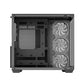DeepCool CG530 4F Panoramic ATX Mid-Tower Case 4x Pre Installed Fans Dual Chamber, Support Back Connectors & Up to 2x 360mm +280mm Radiators, Front 2x USB3.0 , Black
