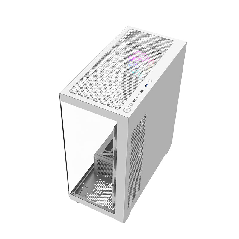 RAIDMAX Infinita i800 ATX Mid Tower PC Case,White