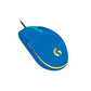 Logitech G203 Lightsync RGB Lighting 800 DPI, 6 programmable buttons Optical Wired Gaming Mouse -Blue