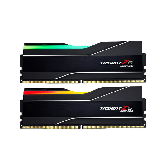 G Skill Trident Z5 Neo RGB 32GB (2x16GB) Memory Kit (RAM), DDR5-6000MTs CL36-36-36-96 1.35V AMD EXPO, Black | F5-6000J3636F16GX2-TZ5NR - Games Corner  Games Corner 