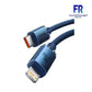 Baseus Crystal Shine Type C to iP Apple 20W 2m Blue Fast Charging Data Cable