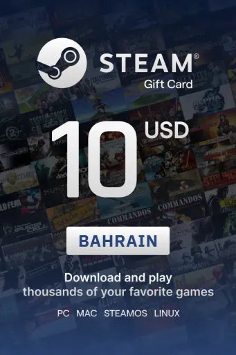 Steam Wallet 10 USD Gift Card (Bahrain)