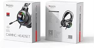 Yesido EK02 Gaming Headset With RGB Lights For Playstation, Xbox, Pc, Mobile