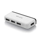 Belkin Travel 4-Port USB 2.0 Hub with Built-In Cable Management,White