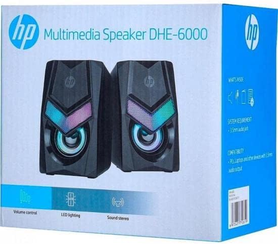 HP DHE-6000 WIRED SPEAKER RGB BACKLIGHT