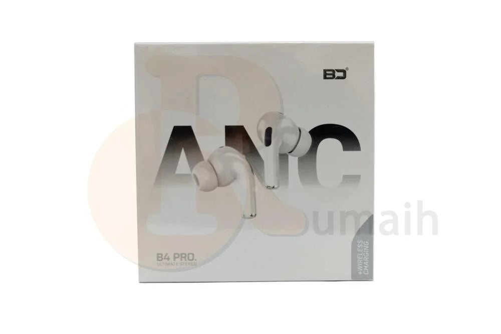 TWS Wireless Earbuds with ANC, Bluetooth 5.3 and Wireless Charging, BD B4 PRO
