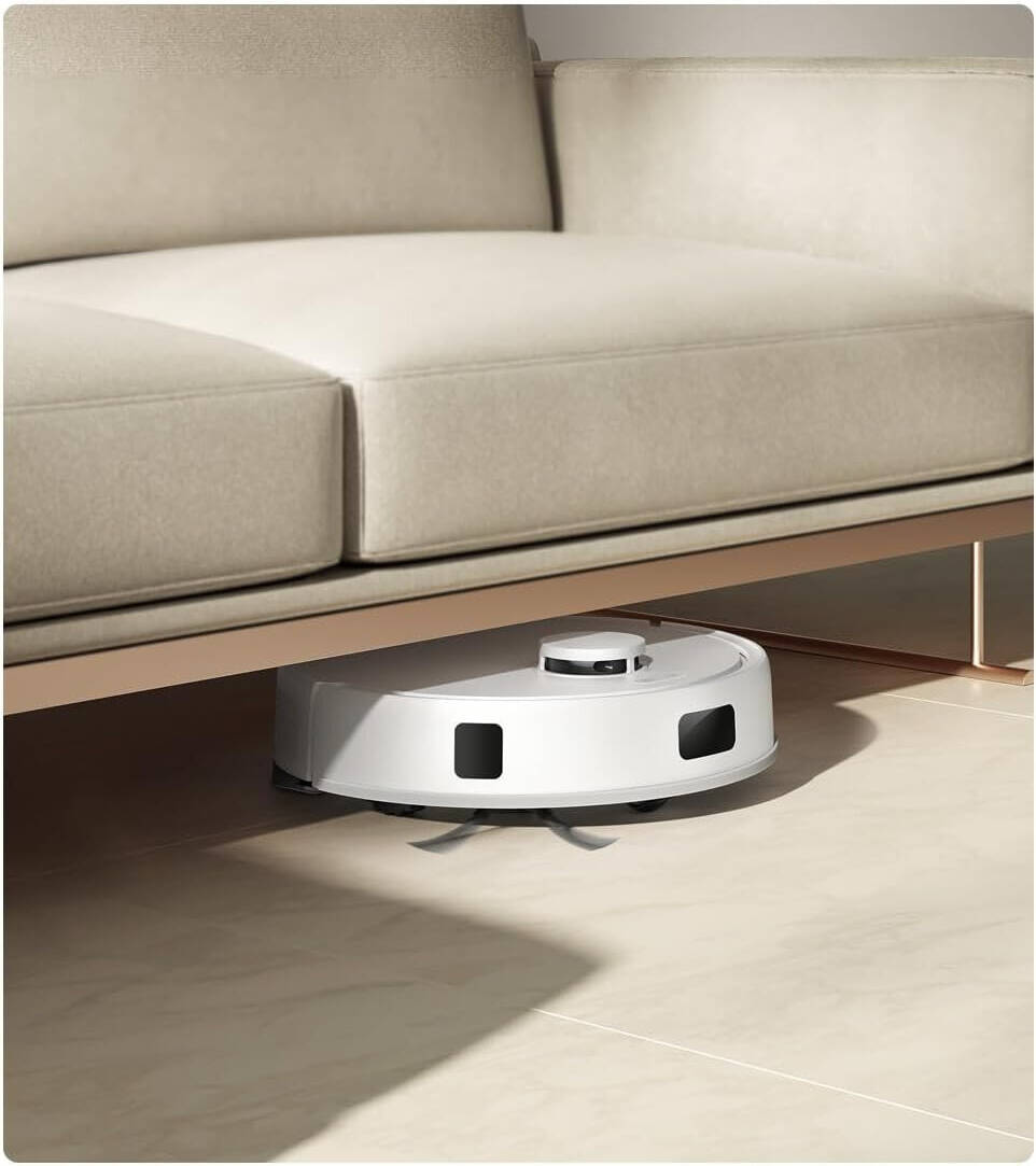 MOVA E20 Robot Vacuum Cleaner & Mop, LDS Laser Navigation, 5000 Pa Powerful Suction, 2-in-1 Vacuum & Mopping, Smart Mapping, App Control, 245 ml Water Tank, Compact Design | E20