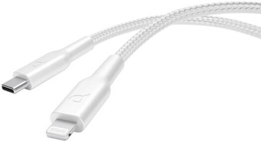 Powerology New Braided Type-C to Lightning Cable,1.2M Length,PD 60W,30000+Bends,Fast Charging,P23BRCL12WH