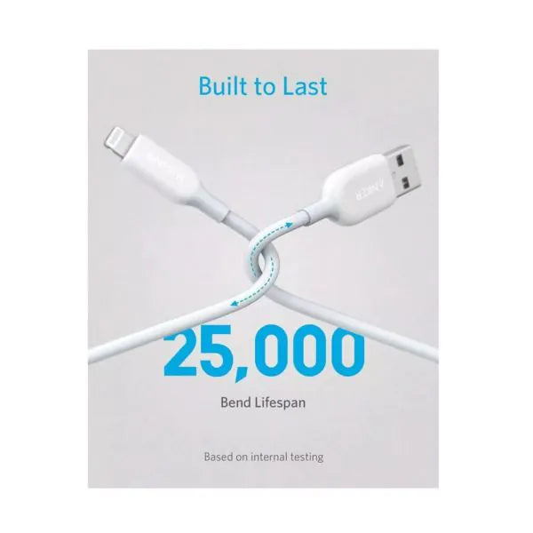 Anker Powerline III USB-A to Lightning Connector 6ft – White, A8823H21