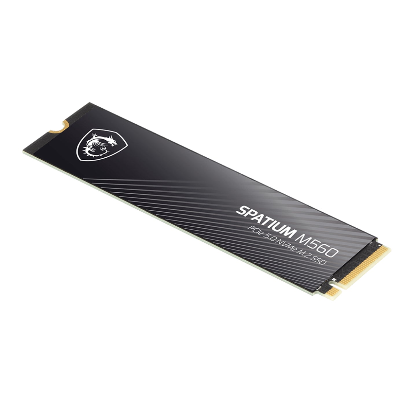 MSI SPATIUM M560 PCIe 5.0 NVMe M.2 Internal SSD, 2TB Capacity, Up to 10300 MB/s Sequential Read & 8700 MB/s Sequential Write Speed, 1200 TBW, 3D NAND Flash Memory