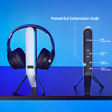 RANSOR® Gaming Rocket Launcher Premium Headphone Stand - USB Extension Hub - RNSR-AC-HS-01 Games Corner 