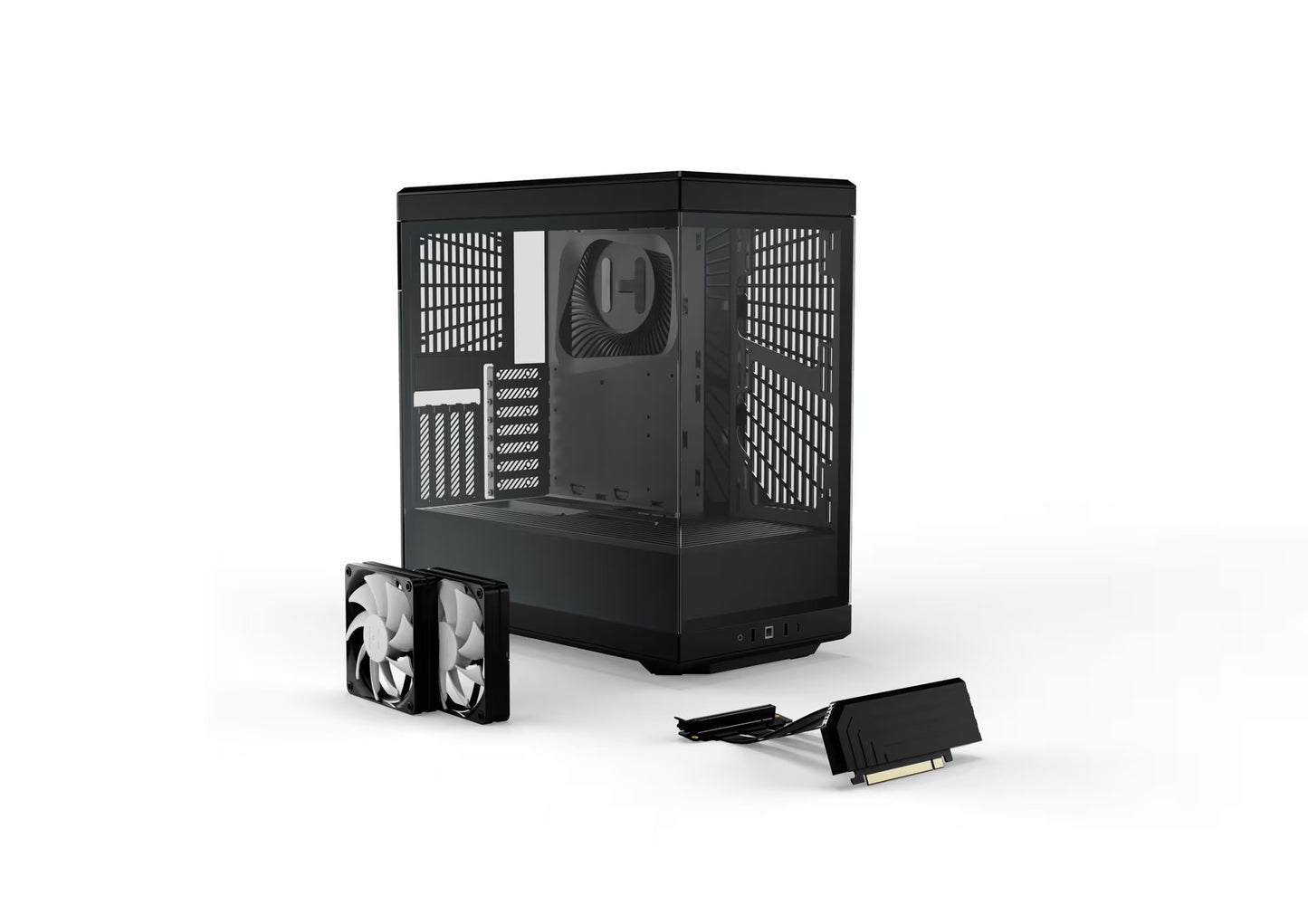 HYTE Y40 Mid Tower ATX PC Case - Tempered Glass, Black - CS-HYTE-Y40-B-GC