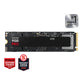 SAMSUNG 9100 PRO PCIe 5.0 NVMe M.2 Internal SSD, 4TB Capacity, V-NAND TLC Type, Up to 14,800 MB/s Sequential Read & Up to 13,400 MB/s Sequential Write, TRIM & SMART Support | MZ-VAP4T0BW