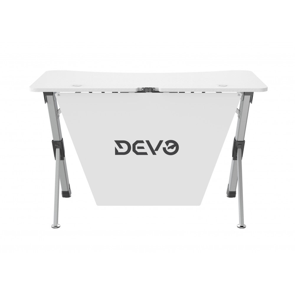 Devo Gaming Table - Radium - White