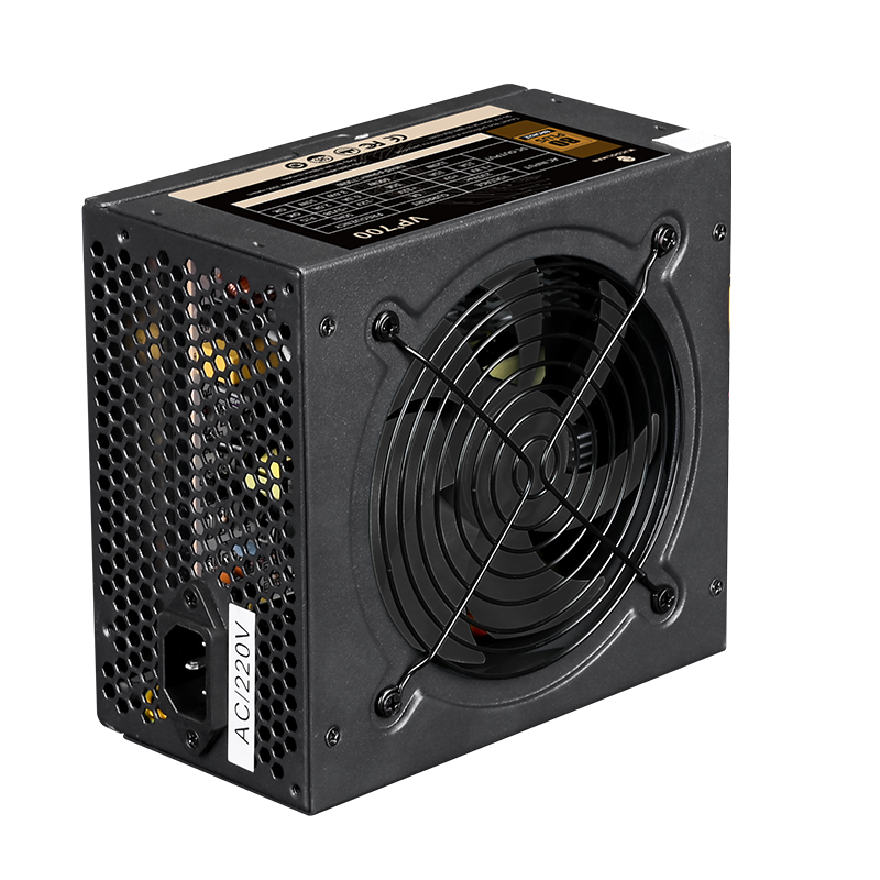 WJCoolMan VP700 Non-Modular ATX Power Supply, 700W Power, 80 Plus Bronze, 120mm Fan, 12V Output Design, Active PFC, Multiple Protection, Black