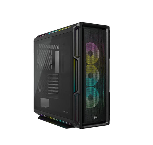 CORSAIR ICUE 5000T RGB MID-TOWER ATX PC CASE-208 INDIVIDUALLY ADDRESSABLE RGB LEDS-FITS MULTIPLE 360MM RADIATORS-EASY CABLE MANAGEMENT-3 INCLUDED CORSAIR LL120 RGB FANS
