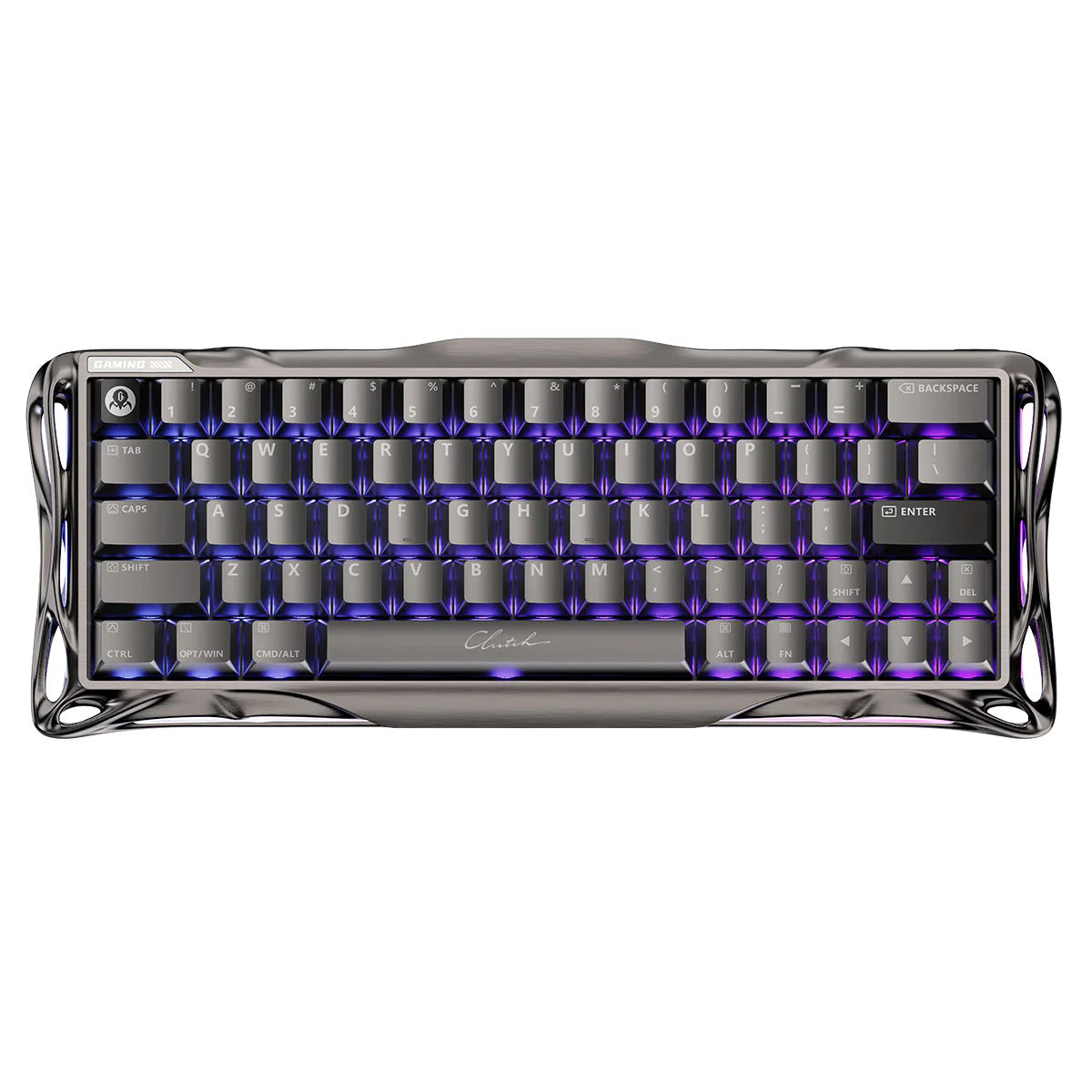 GravaStar Mercury V60 Pro Deluxe Edition, Aluminum Magnetic Gaming Keyboard 8kHz Polling & Dual Keycap Gift Set, GunMetal | V60 Pro Deluxe