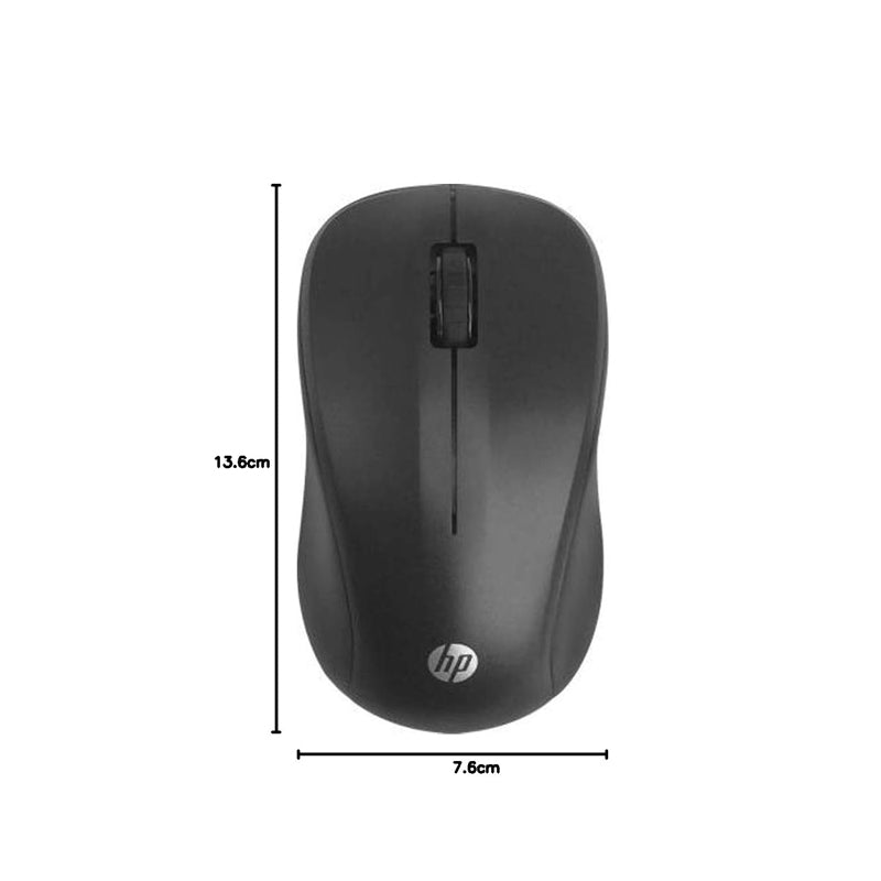 HP S500 7YA11PA USB, Wireless Optical Mouse, Black