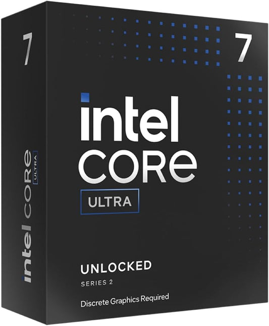 Intel Core Ultra 7 Desktop Processor 265KF-20 cores (8 P-cores + 12 E-cores) up to 5.5 GHz-GC