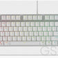 GameStop GS200 RGB Gaming Mechanical Keyboard - Outemu Brown Switches - 1000Hz Polling Rate - FPS Sniper (White)