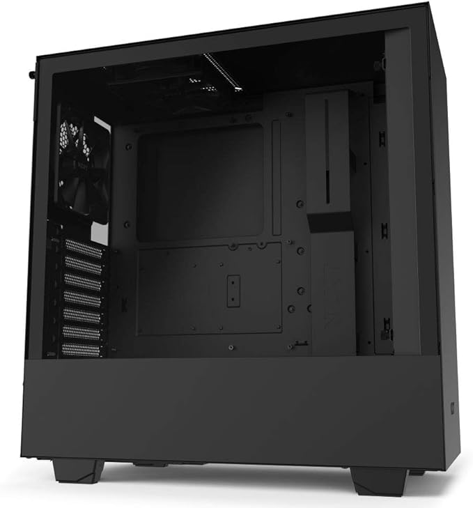 ZXT H510 - CA-H510B-B1 - Compact ATX Mid-Tower PC Gaming Case - Front I/O USB Type-C Port - Tempered Glass Side Panel - Cable Management System - Water-Cooling Ready - Black, Non i-Series